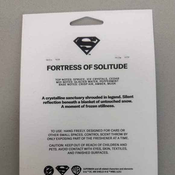 NEW Superman Fortress of Solitude Car Freshener - Picture 5 of 6